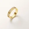 Love Ring, Small Model, Paved Love Ring, Small Model, Paved