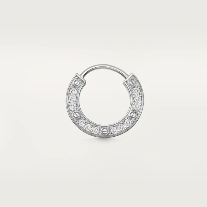 Love Single Earring – White Gold, Diamond – Cartier Love Single Earring – White Gold, Diamond – Cartier