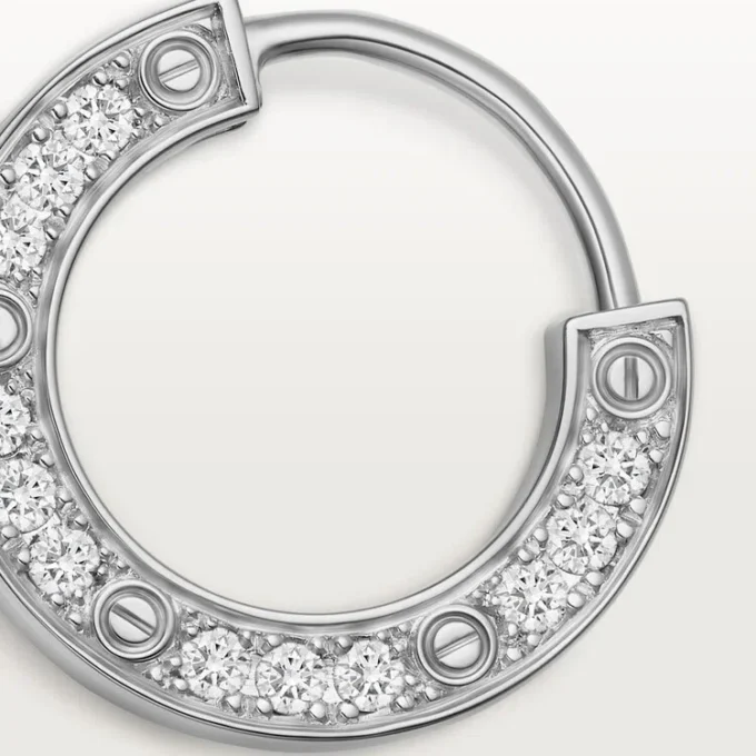 Love Single Earring – White Gold, Diamond – Cartier Love Single Earring – White Gold, Diamond – Cartier