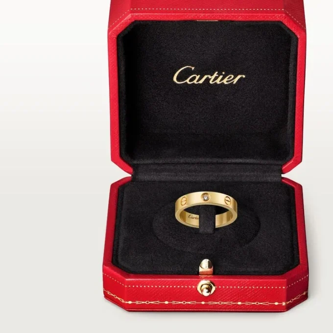 Love Wedding Band, 1 Diamond – Yellow Gold, Diamond – Cartier Love Wedding Band, 1 Diamond – Yellow Gold, Diamond – Cartier
