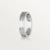 Love Wedding Band, 8 Diamonds – White Gold, Diamonds – Cartier