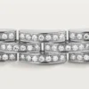 Maillon Panthere Bracelet, Triple Row, Paved