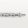 Maillon Panthere Bracelet, Triple Row, Paved