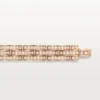 Maillon Panthere Bracelet, Triple Row, Paved