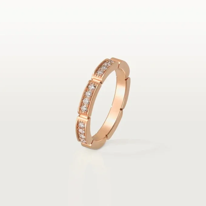 Maillon Panthere Wedding Band – Pink Gold, Diamonds – Cartier Maillon Panthere Wedding Band – Pink Gold, Diamonds – Cartier