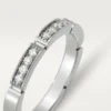 Maillon Panthere Wedding Band – White Gold, Diamonds – Cartier