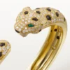 Panthere De Cartier Bracelet, Medium Model, Half-Paved Panthere De Cartier Bracelet, Medium Model, Half-Paved