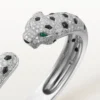 Panthere De Cartier Bracelet, Medium Model, Half-Paved Panthere De Cartier Bracelet, Medium Model, Half-Paved