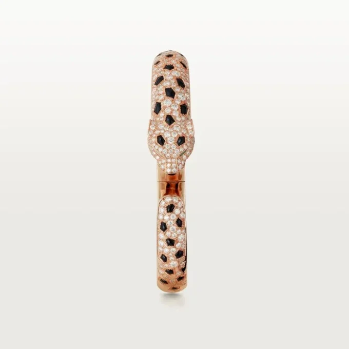 Panthere De Cartier Bracelet, Medium Model, Half-Paved