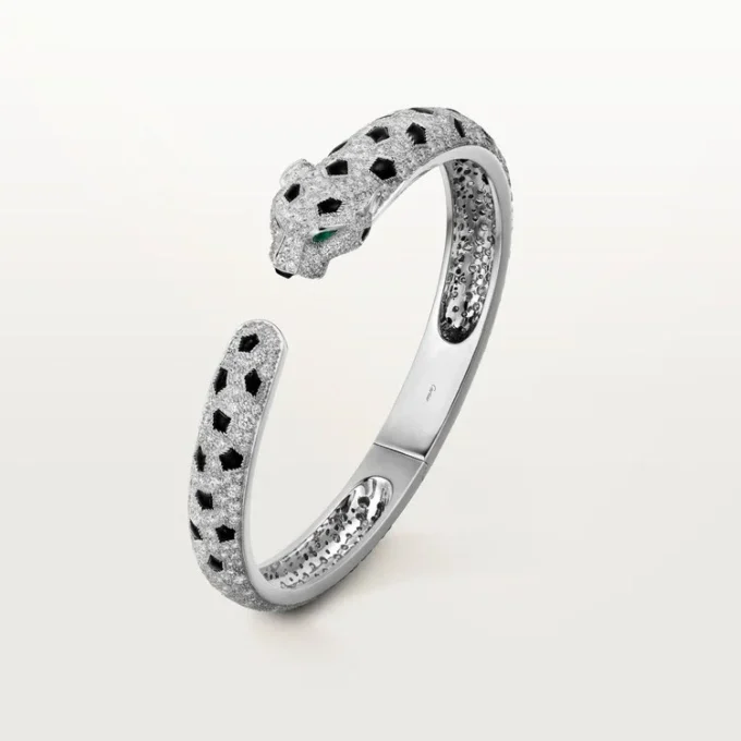 Panthere De Cartier Bracelet, Medium Model, Paved Panthere De Cartier Bracelet, Medium Model, Paved