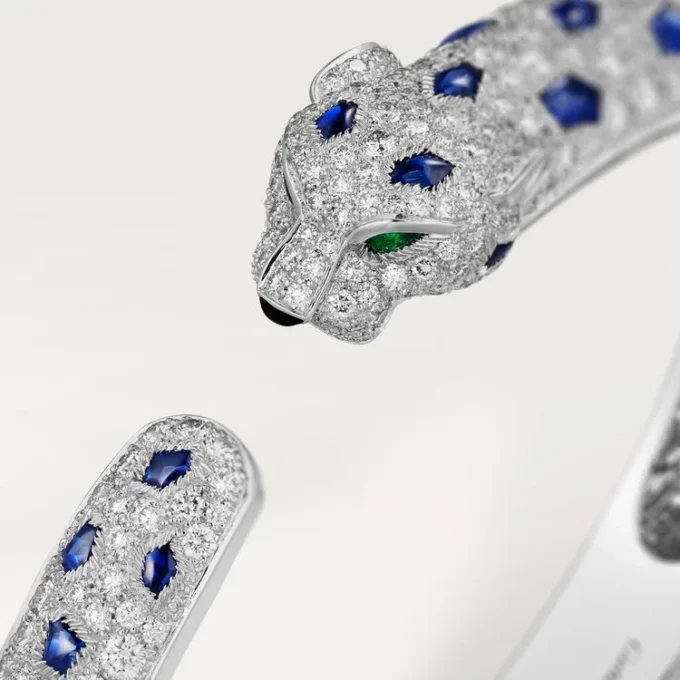 Panthere De Cartier Bracelet, Medium Model, Paved Panthere De Cartier Bracelet, Medium Model, Paved