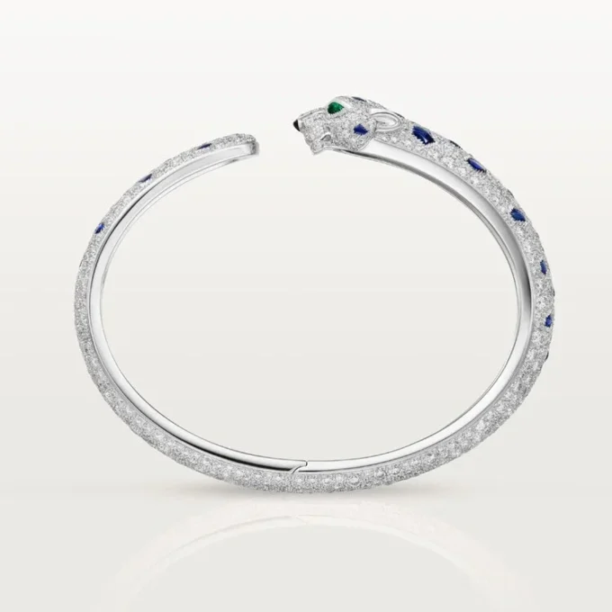 Panthere De Cartier Bracelet, Medium Model, Paved Panthere De Cartier Bracelet, Medium Model, Paved