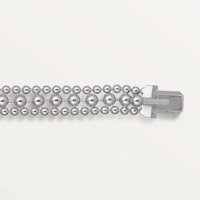 Panthere De Cartier Bracelet, on Chain, Half-Paved