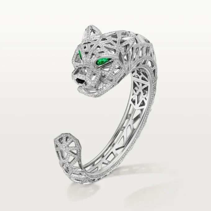 Panthere De Cartier Bracelet, Paved Panthere De Cartier Bracelet, Paved