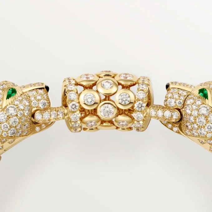 Panthere De Cartier Bracelet, Paved