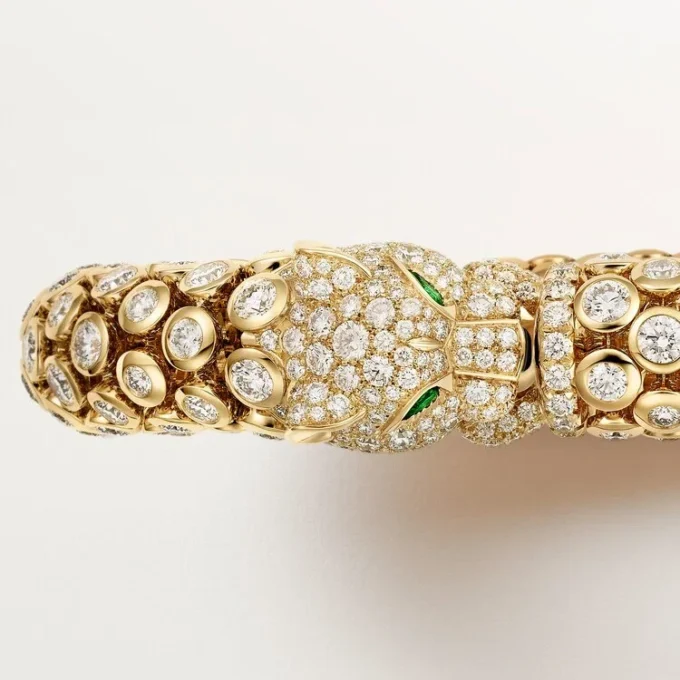 Panthere De Cartier Bracelet, Paved