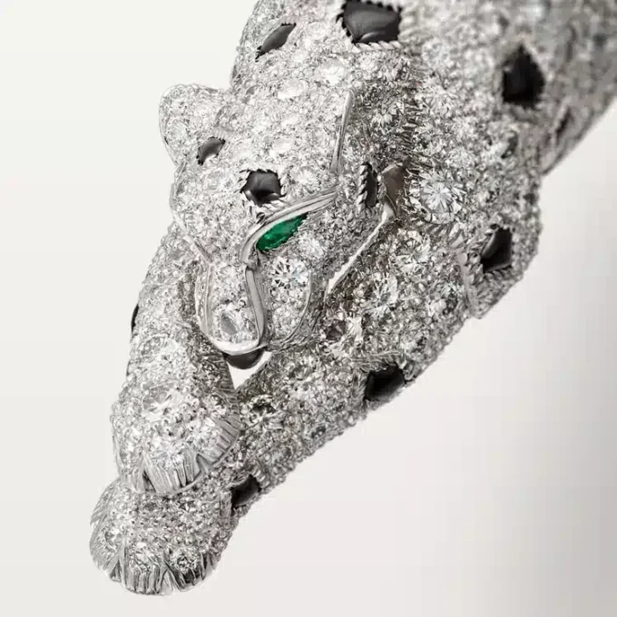 Panthere De Cartier Bracelet, Paved