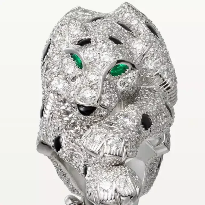 Panthere De Cartier Bracelet, Paved