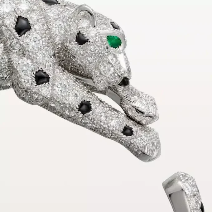 Panthere De Cartier Bracelet, Paved