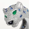 Panthere De Cartier Bracelet, Sapphire, Paved Panthere De Cartier Bracelet, Sapphire, Paved