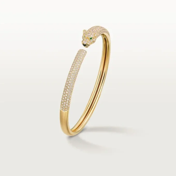 Panthere De Cartier Bracelet, Small Model, Half-Paved Panthere De Cartier Bracelet, Small Model, Half-Paved