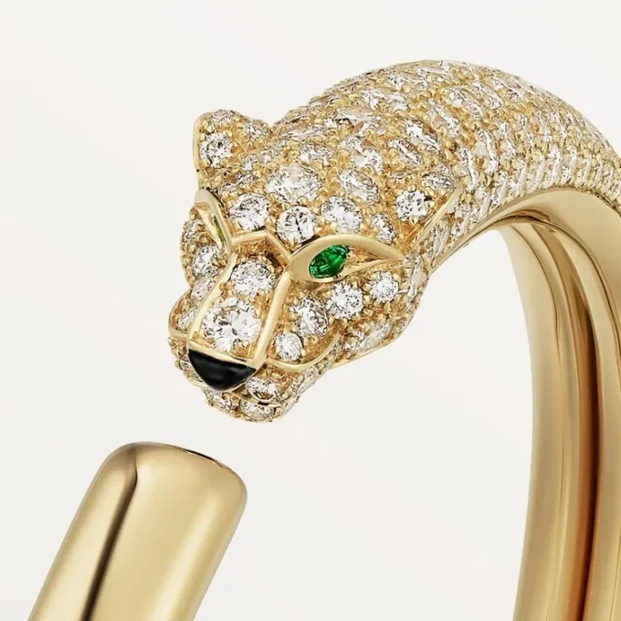 Panthere De Cartier Bracelet, Small Model, Half-Paved Panthere De Cartier Bracelet, Small Model, Half-Paved