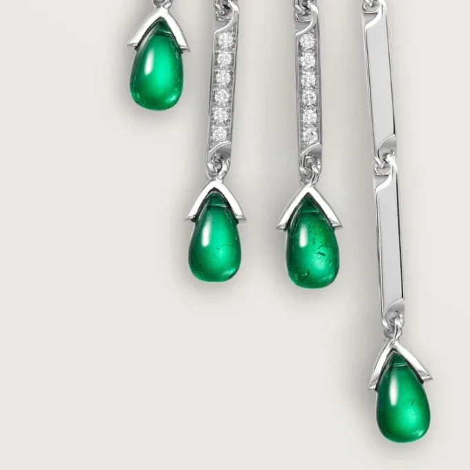 Panthere De Cartier Brooch – White Gold, Emeralds, Onyx, Diamonds – Cartier