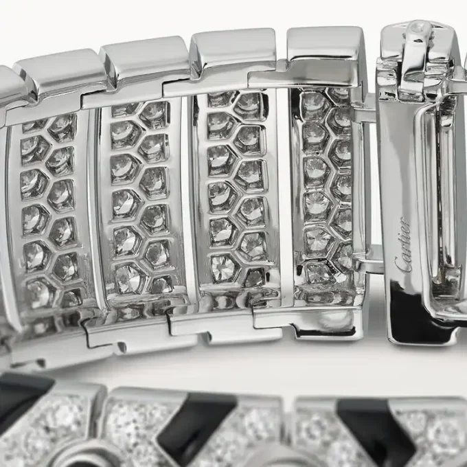 Panthere De Cartier Cuff, Emerald, Paved Panthere De Cartier Cuff, Emerald, Paved