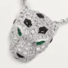 Panthere De Cartier Pendant, Paved Panthere De Cartier Pendant, Paved