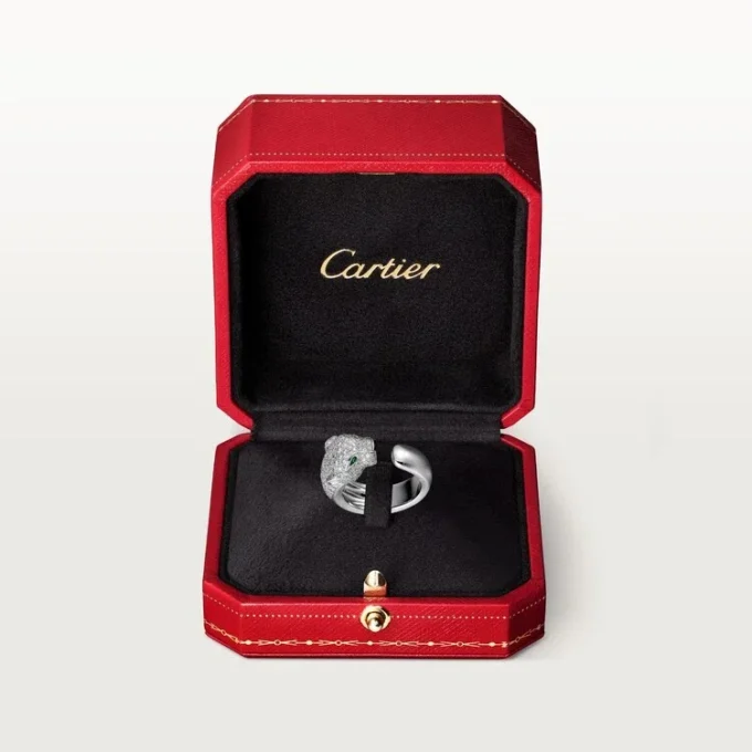 Panthere De Cartier Diamond Ring, White Gold | Cartier Us Panthere De Cartier Diamond Ring, White Gold | Cartier Us