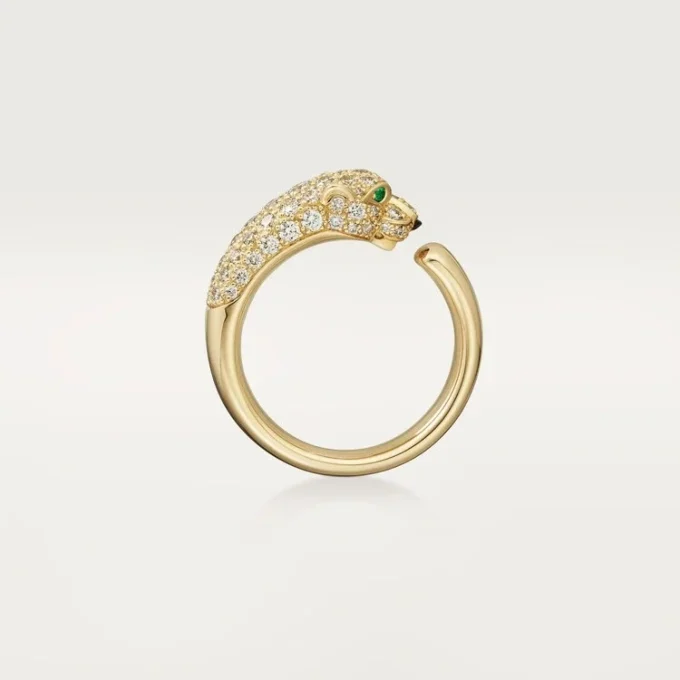 Panthere De Cartier Diamond Ring, Yellow Gold | Cartier Us