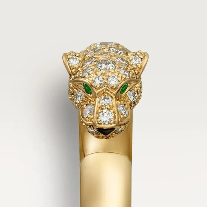 Panthere De Cartier Diamond Ring, Yellow Gold | Cartier Us