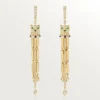 Panthere De Cartier Earrings, Paved Panthere De Cartier Earrings, Paved