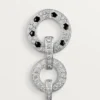 Panthere De Cartier Earrings, Paved Panthere De Cartier Earrings, Paved