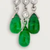 Panthere De Cartier Earrings – White Gold, Emeralds, Onyx, Diamonds – Cartier Panthere De Cartier Earrings – White Gold, Emeralds, Onyx, Diamonds – Cartier