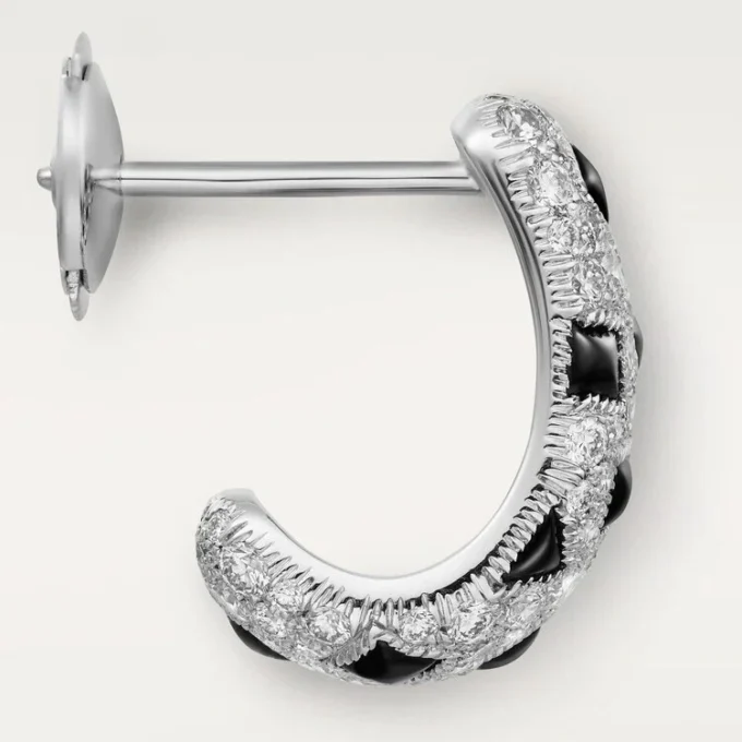Panthere De Cartier Earrings – White Gold, Onyx, Diamonds – Cartier Panthere De Cartier Earrings – White Gold, Onyx, Diamonds – Cartier