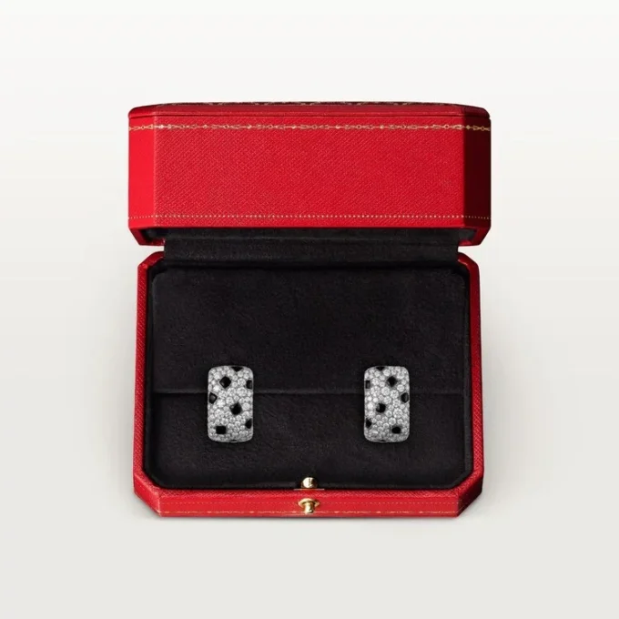 Panthere De Cartier Earrings – White Gold, Onyx, Diamonds – Cartier Panthere De Cartier Earrings – White Gold, Onyx, Diamonds – Cartier