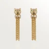 Panthere De Cartier Earrings – Yellow Gold, Diamonds, Tsavorite Garnets, Onyx – Cartier Panthere De Cartier Earrings – Yellow Gold, Diamonds, Tsavorite Garnets, Onyx – Cartier