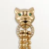 Panthere De Cartier Earrings – Yellow Gold, Diamonds, Tsavorite Garnets, Onyx – Cartier Panthere De Cartier Earrings – Yellow Gold, Diamonds, Tsavorite Garnets, Onyx – Cartier