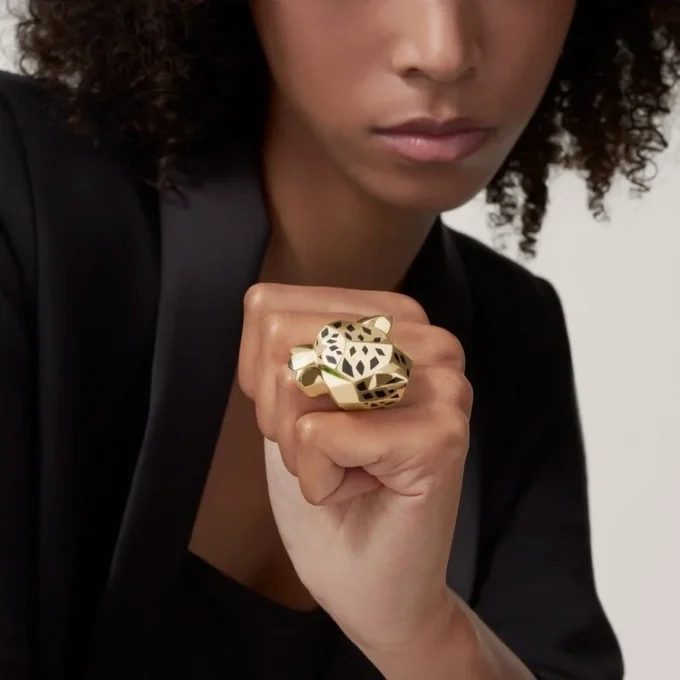 Panthere De Cartier Large Ring, Yellow Gold | Cartier Us