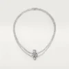 Panthere De Cartier Necklace, Multi-Wear, Paved