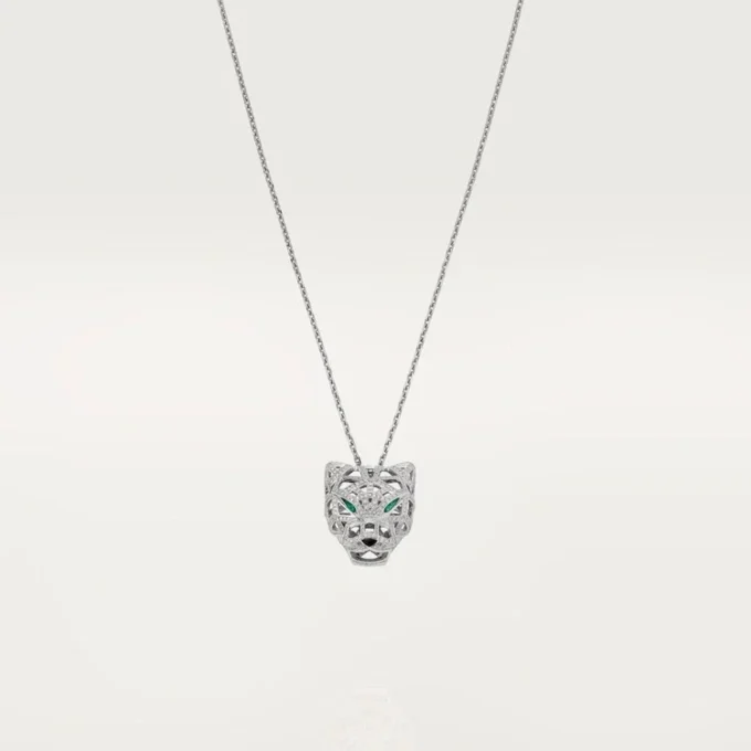 Panthere De Cartier Necklace – White Gold, Emeralds, Diamonds, Onyx – Cartier