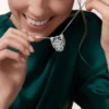 Panthere De Cartier Necklace – White Gold, Emeralds, Diamonds, Onyx – Cartier