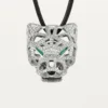Panthere De Cartier Necklace – White Gold, Emeralds, Diamonds, Onyx – Cartier