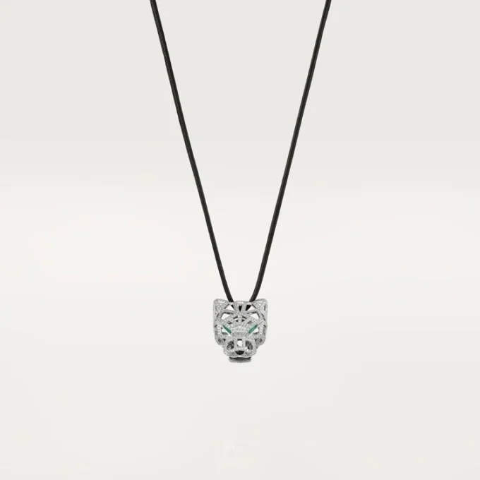 Panthere De Cartier Necklace – White Gold, Emeralds, Diamonds, Onyx – Cartier