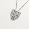 Panthere De Cartier Necklace – White Gold, Emeralds, Diamonds, Onyx – Cartier