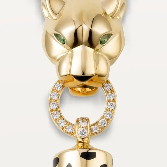 Panthere De Cartier Necklace – Yellow Gold, Black Lacquer, Tsavorite Garnets, Onyx, Diamonds – Cartier
