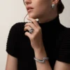 Panthere De Cartier Ring, Black Lacquer, Paved Panthere De Cartier Ring, Black Lacquer, Paved