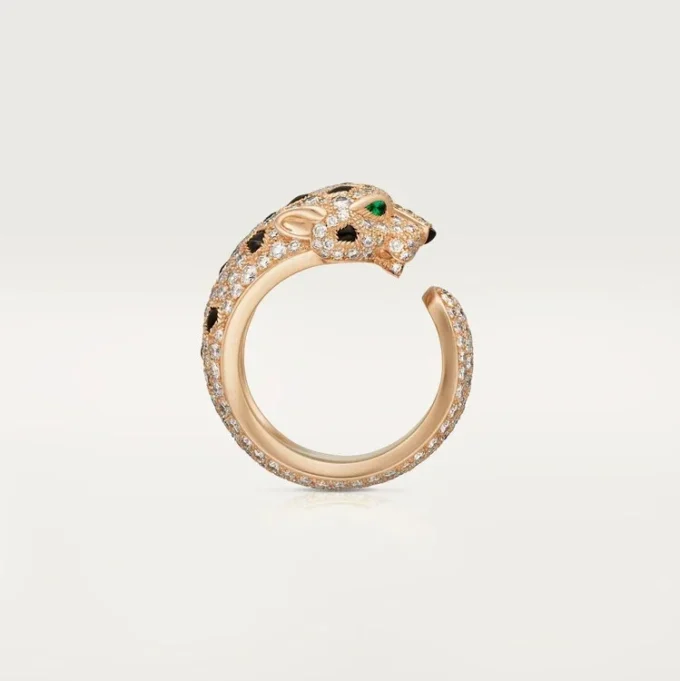 Panthere De Cartier Ring, Medium Model, Paved Panthere De Cartier Ring, Medium Model, Paved