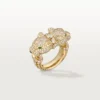 Panthere De Cartier Ring, Paved Panthere De Cartier Ring, Paved